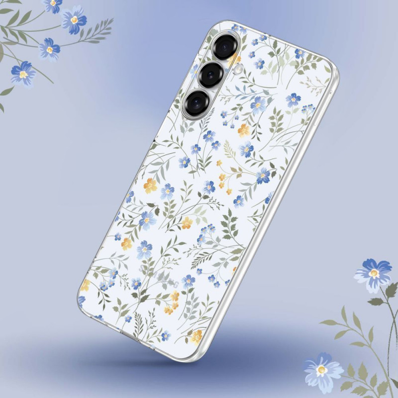 Etui Tech-Protect FlexAir dla Xiaomi Redmi 15C / Poco C85 (173 mm), stokrotki z liśćmi