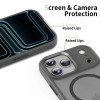 Etui Tech-Protect Magmat MagSafe do Apple iPhone 17 Pro, matowe w kolorze crayon grey