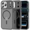 Etui Tech-Protect Magmat MagSafe do Apple iPhone 17 Pro Max, matowy szary kredowy
