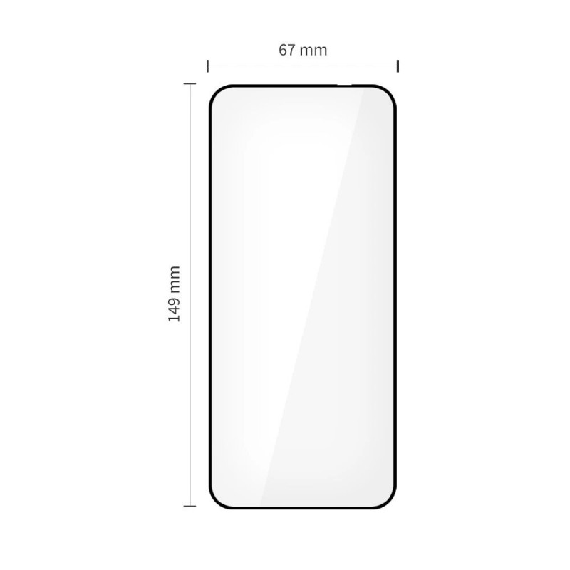 Tech-Protect Glass Fit+ szkło hartowane do Motorola Edge 50 Neo / 60 Neo, czarny (2 szt.)