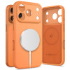 Etui silikonowe MagSafe Tech-Protect dla Apple iPhone 17 Pro, Cosmic Orange