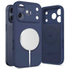 Etui silikonowe MagSafe Tech-Protect dla Apple iPhone 17 Pro Max, Deep Blue