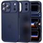Etui Tech-Protect Magmat do Apple iPhone 17 Pro, matowy głęboki niebieski