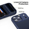 Etui Tech-Protect Magmat do Apple iPhone 17 Pro, matowy głęboki niebieski