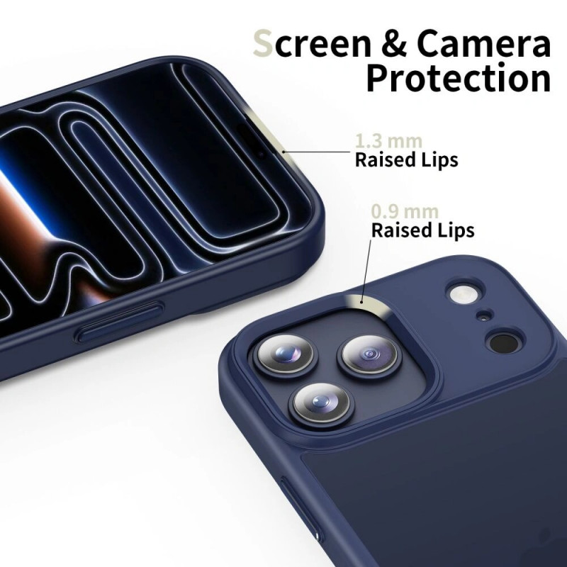 Etui Tech-Protect Magmat do Apple iPhone 17 Pro, matowy głęboki niebieski