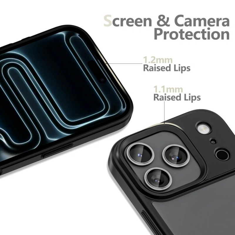 Etui Tech-Protect Magmat do Apple iPhone 17 Pro Max, matowy czarny