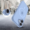 Etui Tech-Protect MagMat MagSafe do Apple iPhone 17, matowe mist blue