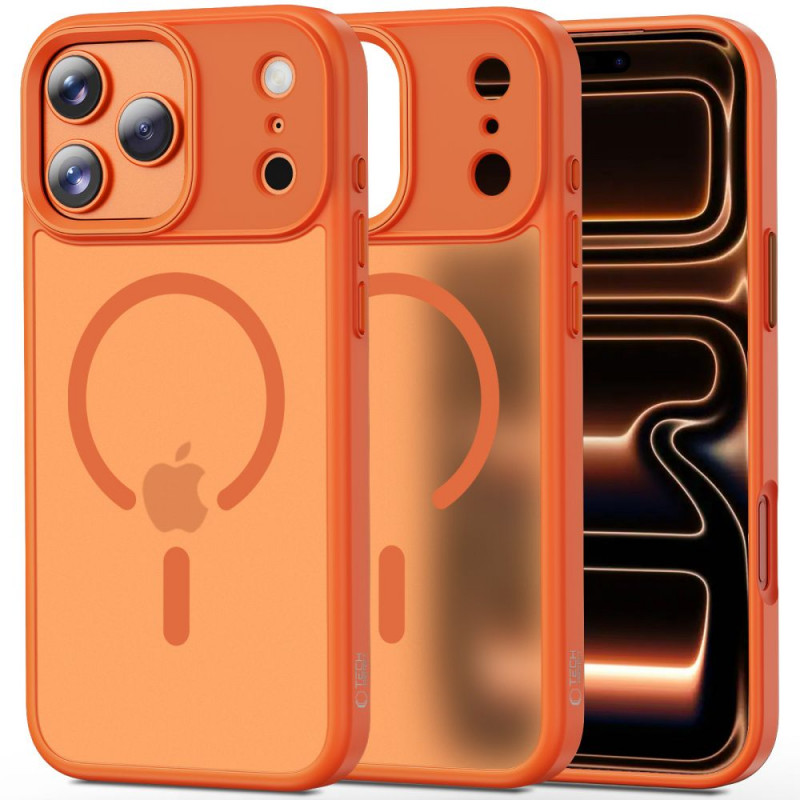 Etui Tech-Protect Magmat MagSafe do Apple iPhone 17 Pro, matowe kosmiczny pomarańcz
