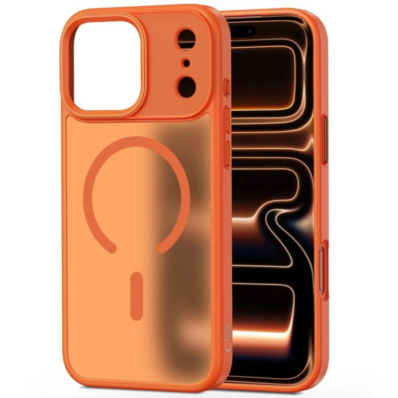 Etui Tech-Protect Magmat MagSafe do Apple iPhone 17 Pro, matowe kosmiczny pomarańcz