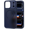 Etui Tech-Protect Magmat MagSafe do Apple iPhone 17 Pro, matowe ciemnoniebieskie