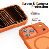 Etui Tech-Protect Magmat MagSafe do Apple iPhone 17 Pro Max, matowe Cosmic Orange