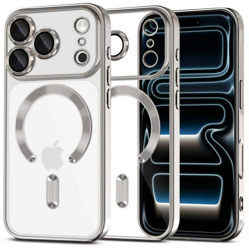 Etui Tech-Protect MagFlex MagSafe dla Apple iPhone 17 Pro, Shiny Silver