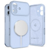 Etui silikonowe MagSafe Tech-Protect do Apple iPhone 17, Mist Blue