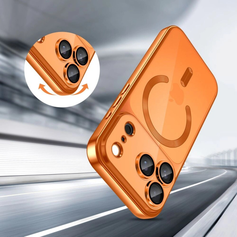 Etui Tech-Protect MagFlex MagSafe dla Apple iPhone 17 Pro Max, Shiny Cosmic Orange