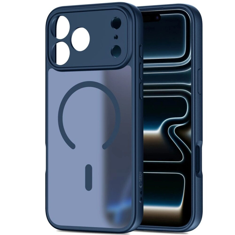 Etui MagSafe Tech-Protect BasicMag do Apple iPhone 17 Pro Max, matowe ciemnoniebieskie