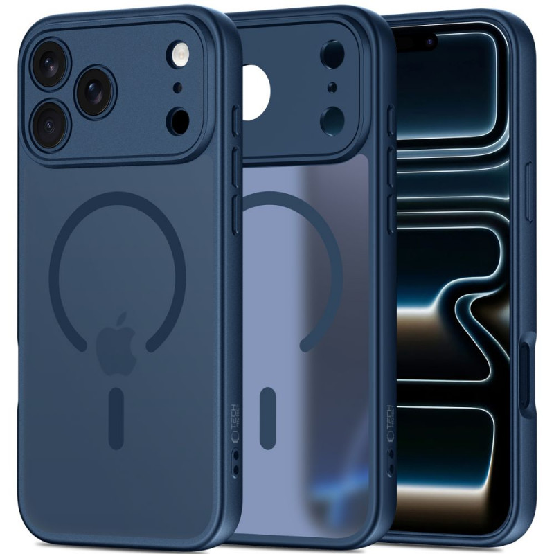 Etui MagSafe Tech-Protect BasicMag do Apple iPhone 17 Pro, matowe Deep Blue