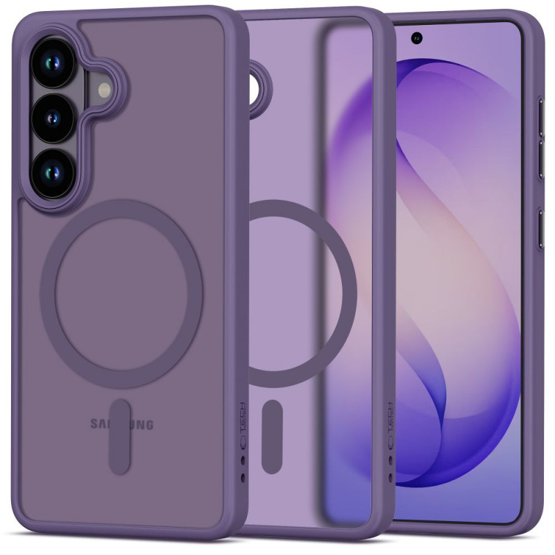 Etui MagSafe Tech-Protect Magmat dla Samsung Galaxy S26, Matte Cobalt Violet