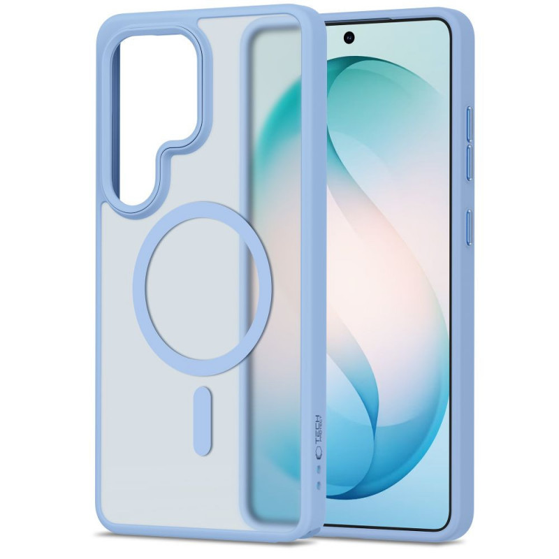 Etui Tech-Protect Magmat MagSafe do Samsung Galaxy S26 Ultra, Matte Sky Blue