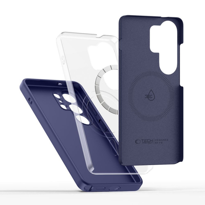 Etui silikonowe MagSafe Tech-Protect dla Samsung Galaxy S26 Ultra, Cobalt Violet