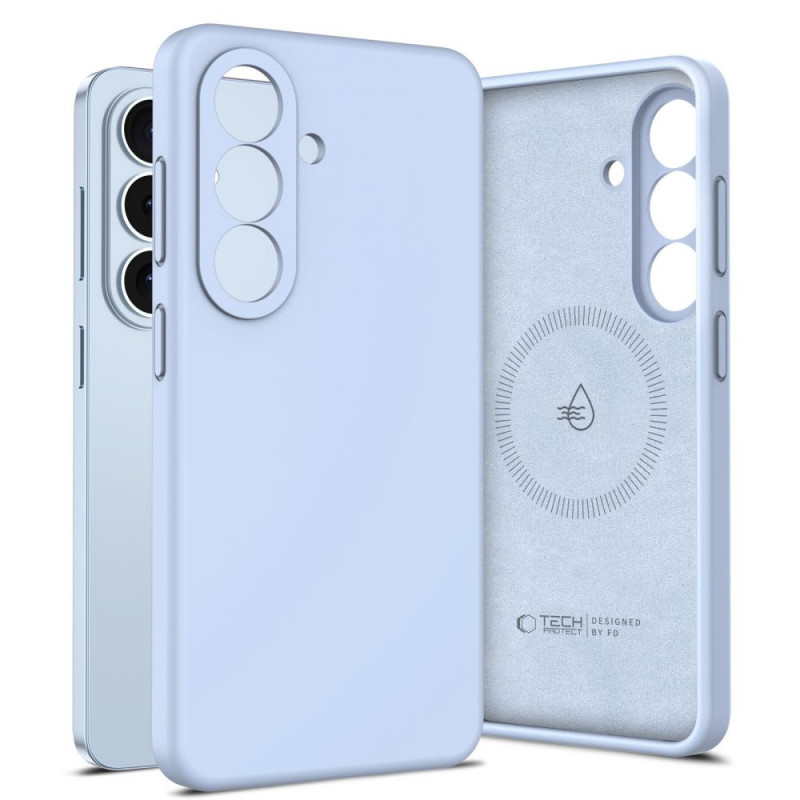 Tech-Protect Silicone MagSafe etui na Samsung Galaxy S26, Sky Blue