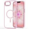 Etui Tech-Protect Magmat MagSafe do Apple iPhone 16e / 17e, Soft Pink/clear