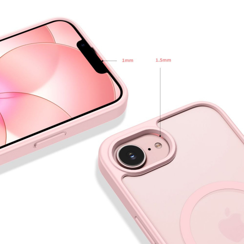 Etui Tech-Protect BasicMag MagSafe do Apple iPhone 16e / 17e, matowe Soft Pink