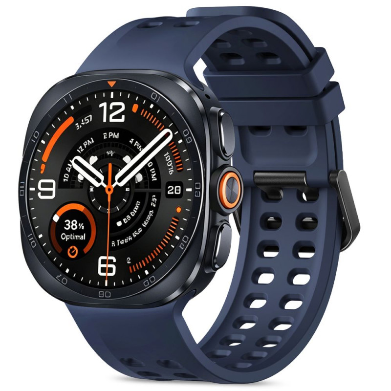 Pasek silikonowy Tech-Protect Silicone Air do Samsung Galaxy Watch Ultra 1 / 2 (2024-2026) 47 mm, Navy Blue