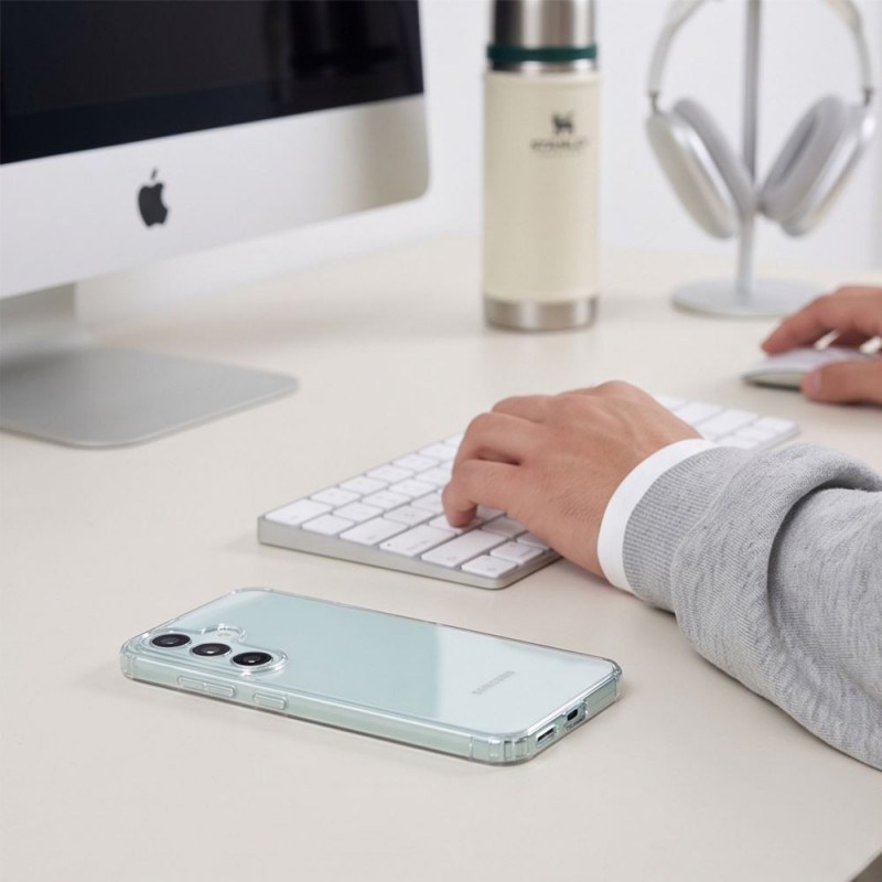 Etui Tech-Protect Flexair Hybrid do Samsung Galaxy S26 FE przezroczyste