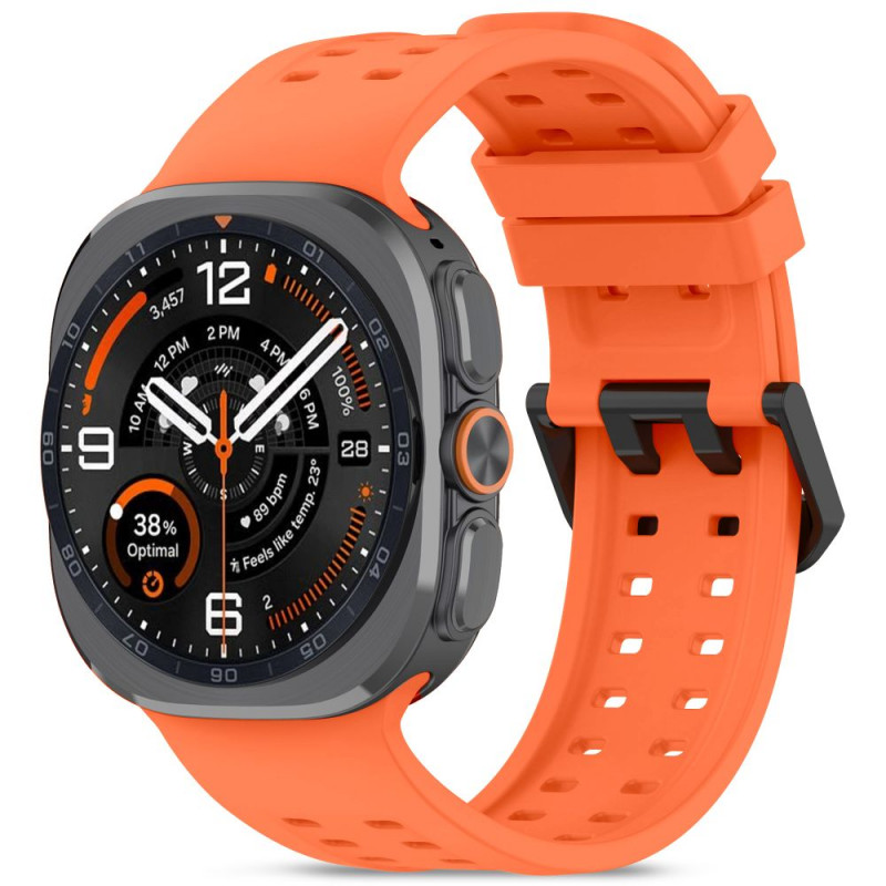 Tech-Protect pasek silikonowy Air do Samsung Galaxy Watch Ultra 1 / 2 (2024-2026) 47 mm, Tangerine Orange