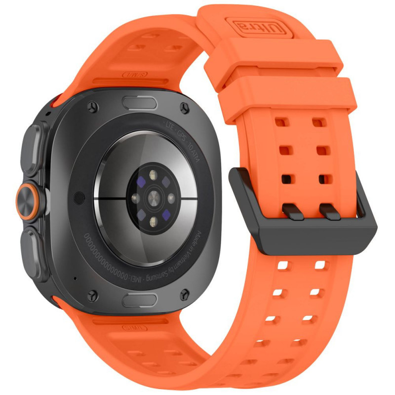 Tech-Protect pasek silikonowy Air do Samsung Galaxy Watch Ultra 1 / 2 (2024-2026) 47 mm, Tangerine Orange