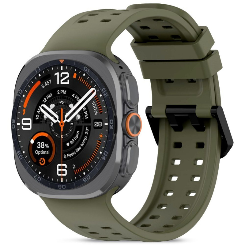 Pasek silikonowy Tech-Protect Silicone Air do Samsung Galaxy Watch Ultra 1 / 2 (2024-2026) 47 mm, Olive Green
