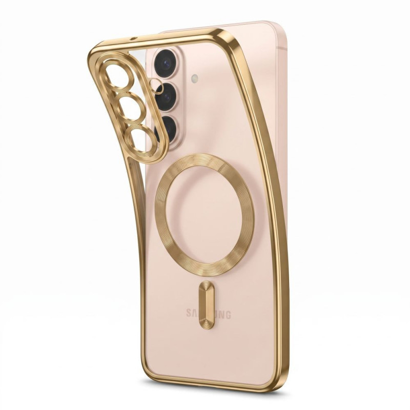 Etui Tech-Protect MagFlex MagSafe do Samsung Galaxy S26 FE Shiny Gold