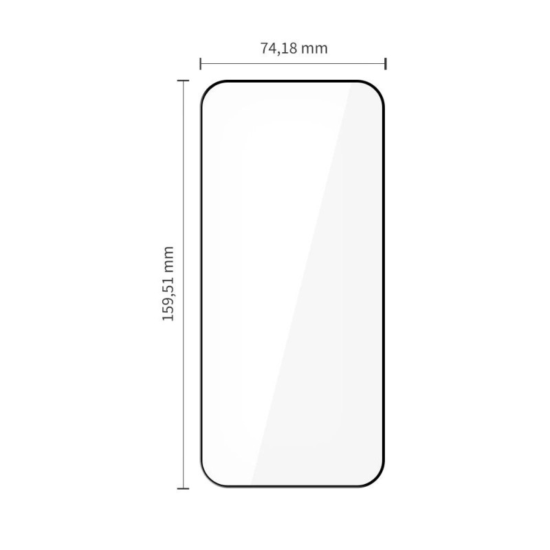 Tech-Protect Glass Fit+ szkło hartowane Xiaomi Poco F8 Ultra THP5047, czarny (2 szt.)