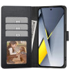 Etui portfel Tech-Protect Xiaomi Poco F8 Pro, czarny