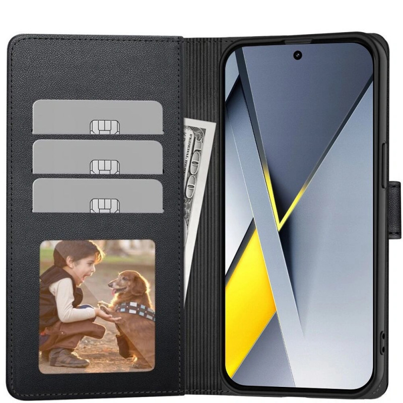 Etui portfel Tech-Protect Xiaomi Poco F8 Pro, czarny
