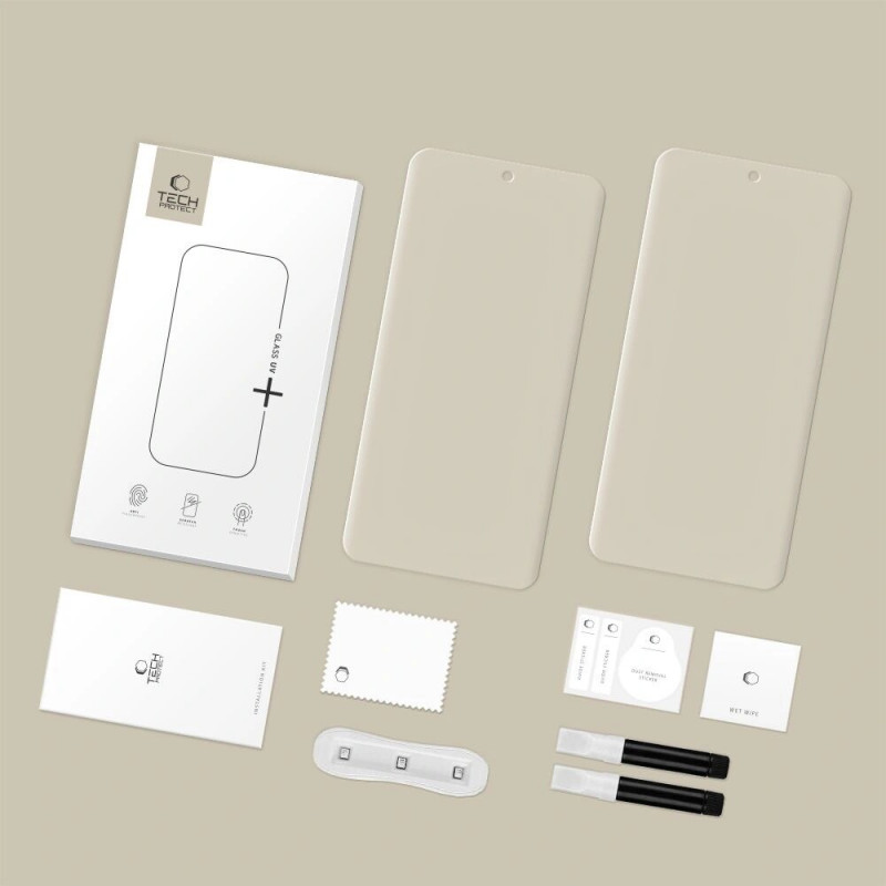 Tech-Protect Glass UV+ Szkło hartowane Xiaomi Redmi Note 15 Pro+ 5G / POCO M8 Pro, Clear (2 szt.)