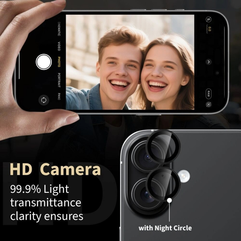 Tech Protect Tech-Protect Camring Fit+ THP5094 osłona aparatu Xiaomi Redmi Note 15 Pro 5G / 15 Pro+ 5G / POCO M8 Pro, czarna