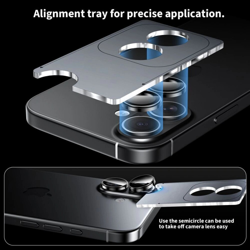 Tech Protect Tech-Protect Camring Fit+ THP5094 osłona aparatu Xiaomi Redmi Note 15 Pro 5G / 15 Pro+ 5G / POCO M8 Pro, czarna