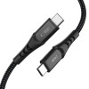 Tech-Protect Ultraboost UB11T kabel USB-C do USB-C PD 240W, 200 cm, czarny