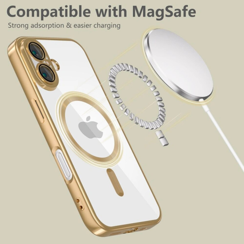 Etui MagSafe Tech-Protect MagFlex THP3927 Apple iPhone 17e / 16e, Shiny Gold