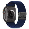 Pasek do zegarka Tech-Protect Nylon Clasp do Apple Watch 6 / 7 / 8 / 9 / 10 / SE / Ultra 1 / 2 44/45/46/49 mm, Navy