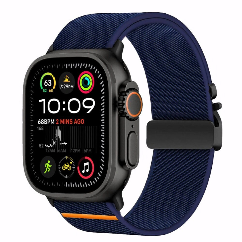Pasek do zegarka Tech-Protect Nylon Clasp do Apple Watch 6 / 7 / 8 / 9 / 10 / SE / Ultra 1 / 2 44/45/46/49 mm, Navy