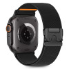 Pasek do zegarka Tech-Protect Nylon Clasp do Apple Watch 6 / 7 / 8 / 9 / 10 / SE / Ultra 1 / 2 44/45/46/49 mm, czarny