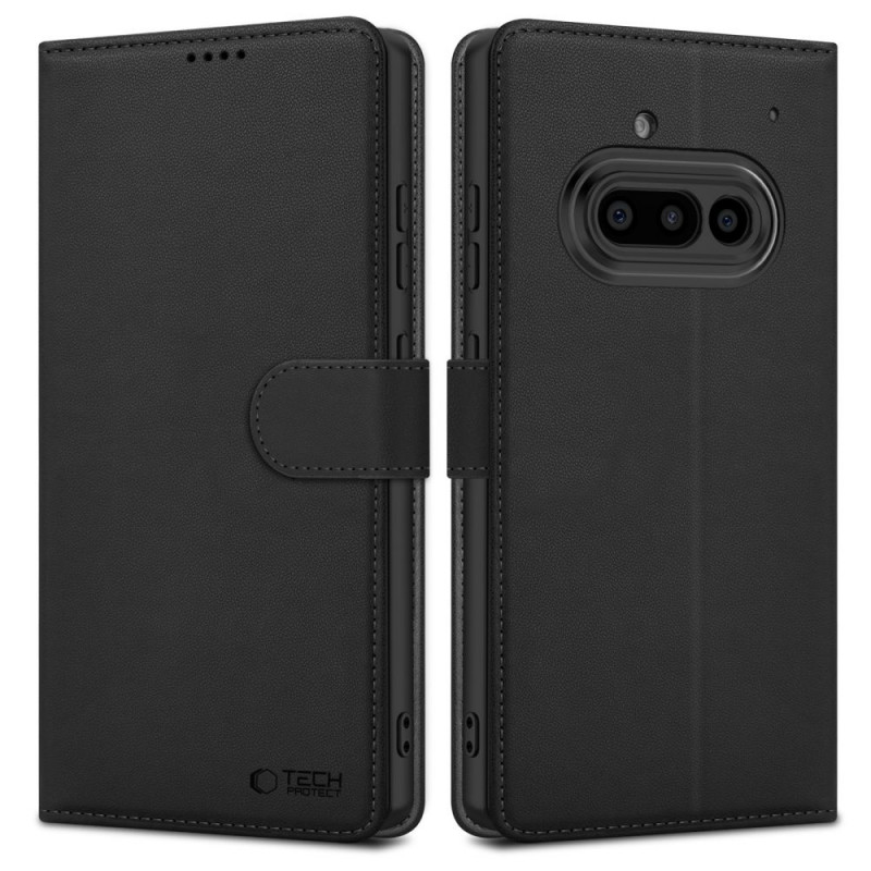 Etui portfelowe Tech-Protect do Nothing Phone 3a, Matte Black