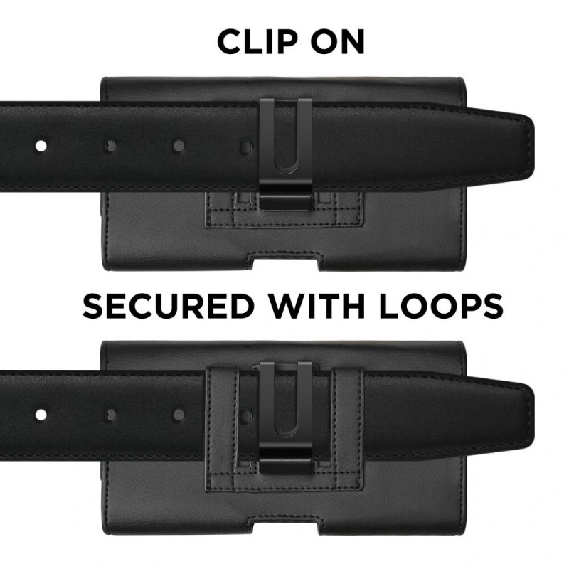 Tech-Protect SM80 THP4794 Uniwersalne etui na telefon typu holster na smartfony 5,8-6,8 cala, czarny