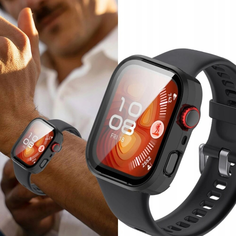 Etui ochronne Tech-Protect Defense do Huawei Watch Fit 4, przezroczyste