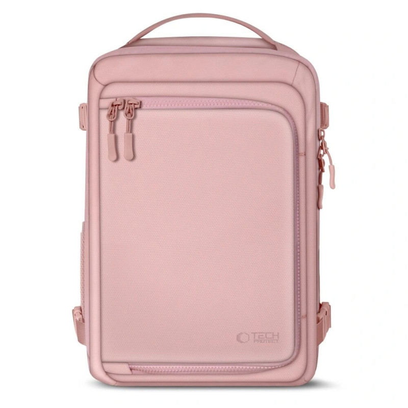 Plecak podróżny Tech-Protect Defender S50 Ryanair & Wizzair do laptopa, kabinowy, 20 L, 40x20x25 cm, Dusty Pink