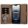 Etui portfelowe Tech-Protect dla Apple iPhone 17e / 16e, brązowe