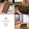 Etui portfelowe Tech-Protect dla Apple iPhone 17e / 16e, brązowe