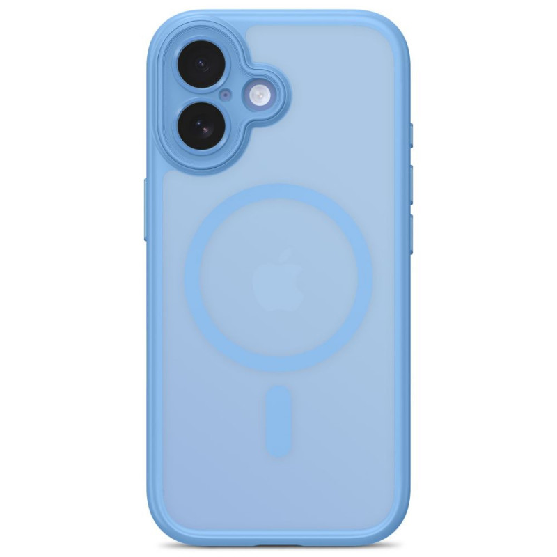 Etui Tech-Protect MagPeak MagSafe CC do Apple iPhone 17, Matte Mist Blue